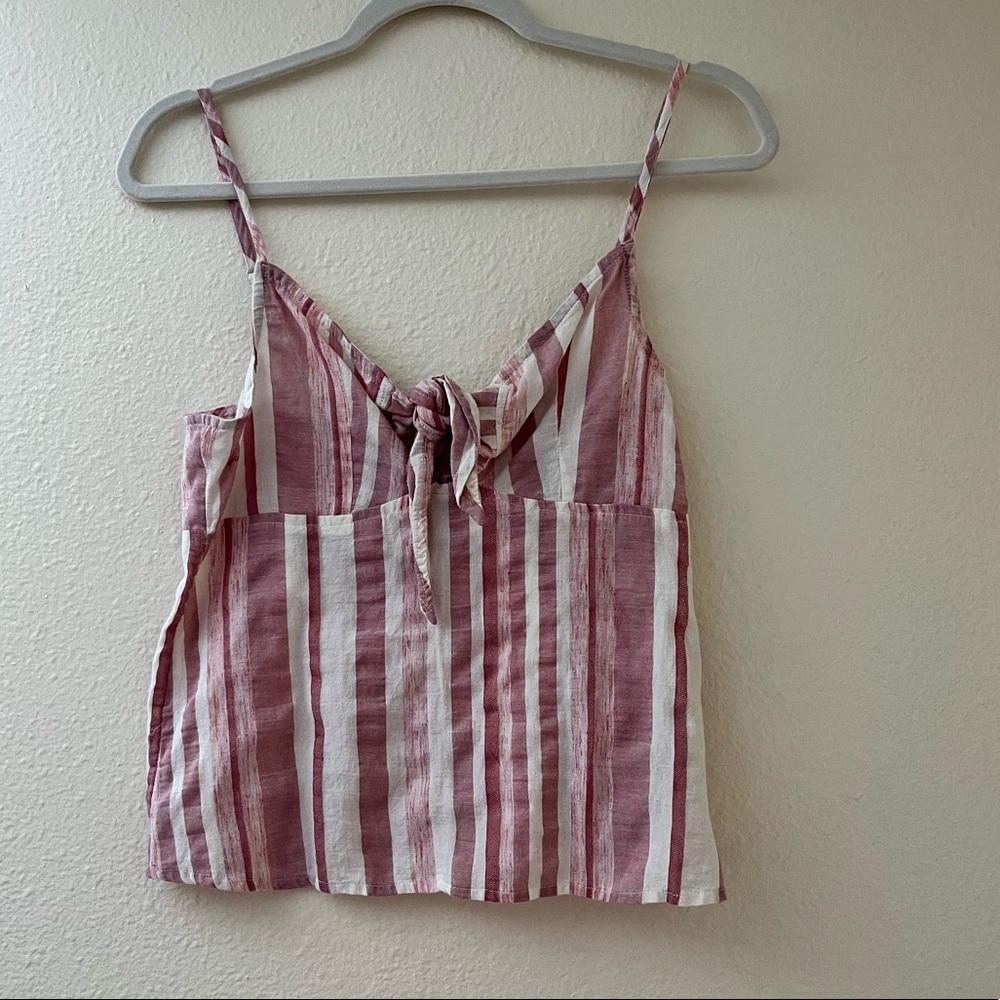 Cotton On Stripped tie front cami top